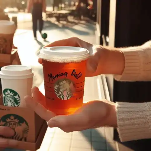 Experience The Goodness Of Starbucks' Medicine Ball—A Flavorful Infusion Of Herbal Tea, Honey, And Citrus, Designed To Elevate Your Well-Being.